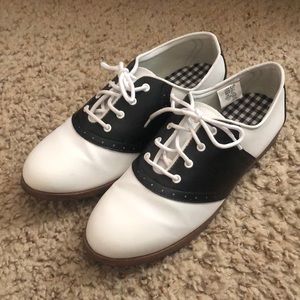 Ladies 50s Saddle shoes, 8.5W costume